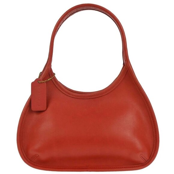 Coach Handbags - Coach Red Leather Handbag D7C-9027 125927